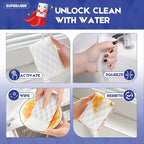 Magic Sponge Eraser,Tex-10 Scrub Melamine Sponges, Heavy Duty No Scratches (HD-Weave 10-Pack)