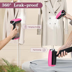 Steamer for Clothes Handheld Clothes Steamer 1300W Portable Garment Steamer Auto Shut-off 20-Second Fast Heat-up with Adjustable Steam 12.34oz Detachable Water Tank for Home Office Travel