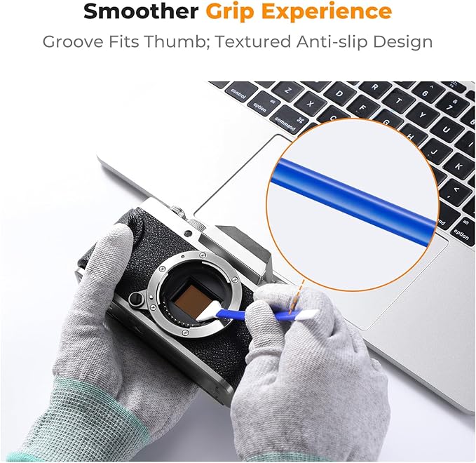 K&F Concept 2-1 16mm APS-C Sensor Cleaning Swab, Viewfinder Cleaning Swab, with 20ml Sensor Cleaner, DSLR SLR Digital Camera CMOS and CCD Sensor Cleaning Swab Kits for Nikon Sony Canon Camera Clean