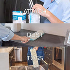 Bona Disposable Duster Refills - 9 Pack - High Performance Dusting System - Microfiber Dusters Remove Dust and Pet Hair for Quick Spot Cleaning