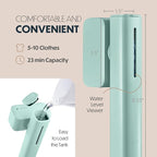 Portable Steamer for Clothes, Professional Handheld Garment Steamer 15s Fast Heat-up, 70ml Water Tank, 900W Mini Steam Iron for Home and Travel