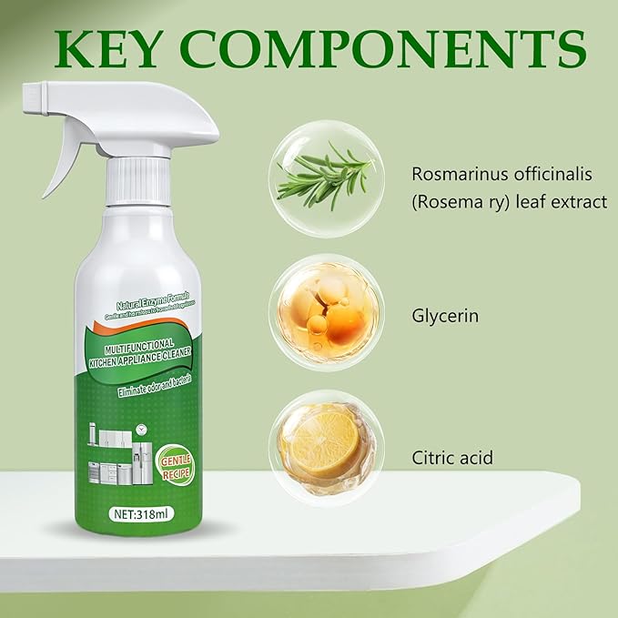 Kitchen Cleaner Remover Spray,Kitchen Multi-Purpose Foam Cleaner Spray,Kitchens Oil Stains Cleaner,Oil Stains Clean Up Kitchens,Clean Up Kitchen Oils Stains,Cleans Up Kitchen-Oils Stains Spray (318ml)