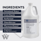 Oxford & Wells Premium Wrinkle Releaser Spray Starch - Ironing Spray, Original Scent, Non-Aerosol Fabric Care - Non-Flaking, Non-Streaking, Gentle on Fabrics - Wrinkle Spray for Clothes - 128 Ounce