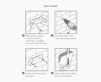 Joseph Joseph CleanTech Wall-Mounted Indoor Dustpan & Brush Set with Dust-Shield Compact, Clean Storage, Handheld Broom
