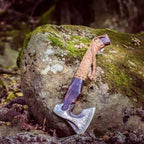 QEPAA CRAFTS® The Frostbreaker Handmade Viking Forged Steel Camping Survival Axe for Wood Splitting and Chopping-Bushcraft Hatchet- Norse Viking Gift for Adventurers