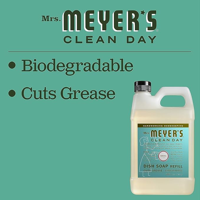 Mrs. MEYER'S Dish Soap Variety Pack Scent 1 Dish Soap, 1 Soap Refill, 1 CT
