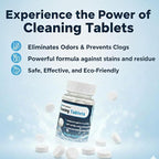 Drain, Toilet & Garbage Disposal Cleaning Tablets (10ct) – Powerful Deodorizing & Cleaning Tablets for Kitchen Sinks, Showers & Bathroom Drains – Non-Corrosive & Safe for Septic Systems