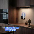 Indoor UV Fly Trap – Silent Gnat & Fruit Fly Catcher with Night Light, 400 sq. ft Coverage