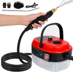 Handheld Steam Cleaner, 2500W High Pressure Steamer for Cleaning Portable Cleaning Machine with 3 Brush and 1000ml Tank for Kitchen, Floor,Toilet, Bathroom, Car Seats,Windows