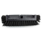 SPARTA Multi-Level Tile Scrub Brush 12" Wide Brush Head, Heavy-Duty Tile Cleaning Brush with End Bristles for Commercial Tiles, Tubs and Floor, Plastic, 12 Inches, Black, (Pack of 12)