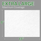 Adult Wipes Extra Large Scented - Skin-Friendly Incontinence Wet Wipes for Adults & Elderly No-Rinse Disposable Washcloths - 8x13" 4 Packs of 60 (240 Wipes)