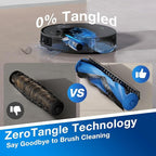 ECOVACS DEEBOT N20 Robot Vacuum Cleaner and Mop,8000Pa Strong Suction, ZeroTangle Brush, 300 Minutes Runtime,TrueMapping Intelligent Path Planning