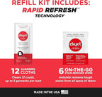 dryel At-Home Dry Cleaner Refill, New and Improved, Gentle Laundry Care for Special Fabrics and Dry-Clean-Only Clothes, 12 Loads with On-the-Go Stain Remover