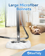 6 Pack Steam Mop Pads Compatible with Dupray Neat Steam Cleaner Accessories, Reusable Microfiber Pads Washable Steam Cleaner Accessories Large Bonnets Rectangle for Multi-Surface