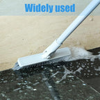 YONILL Grout Brush with Long Handle - Heavy Duty Grout Cleaner Brushes for Tile Floors, Swivel Stiff Bristles Floor Scrubber Cleaning Tool, Floor Scrub Brush for Shower, Kitchen, Baseboards and Corner