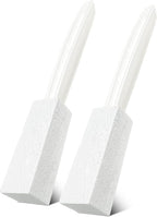 2 Pack Toilet Cleaner Hard Water Build up Remover with Ergonomic Handle, Pumice Stone Cleanning Tool Stain Hard Water Ring Cleaner for Toilet, Pool, Bathroom, Sink