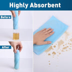 Microfiber Cleaning Cloths-18 Pack, Cleaning Rags, Microfiber Towels for Cars, Home 5 Colors Assorted (12x12 inches)
