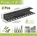 Screwdriver Holder Wall Mount,Heavy Duty Metal Utility Bit Organizer for Screw driver Pliers Drill Bits Small Tools,Screwdriver Organizer Suitable Garages Homes Workshops Sheds (54 holes 2pc)