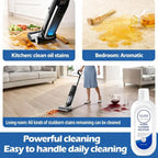 Mop Soap Floor Cleaning Solution Compatible With Tineco, Deep Cleans for Multiple Hard Floors, Suitable With All Robot Vacuums with Mopping and Cordless Wet/Dry Vacuum Mop Cleaner (2 Bottle)