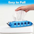 Air Jungles Flushable Wipes 1200 Wipes, Extra Large 7"x7", Fresh Scent Wet Wipe, Moisturizing with Aloe Vera & Vitamin E, for Adults and Babies