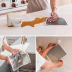 Papaya Reusable Paper Towels 2-Pack - 2 Sheets + 1 Hooks, Quick Drying, No Odor, 1 Sheet Replaces 17 Rolls, Washable Kitchen Cloth, Sustainable Dish Sponge, Eco Friendly Gift