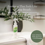 Grow Fragrance Scented Fabric and Room Air Freshener Spray - Certified Non-Toxic, 100% Plant-Based Essential Oils - 5 oz (Bamboo 2-Pack)