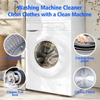 USKICH Washing Machine Cleaner Descaler 40 Pack-Deep Cleaning Tablets For HE Front Loader & Top Load Washer,Washer Machine Cleaning Tablets Clean Inside Drum and Laundry Tub Seal,Septic Safe