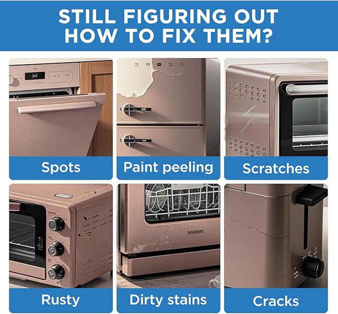 Brown Paint Touch Up Paint Pen High-Gloss Brown Surface Touch Up Paint Pen Scratch Repair for Wood Furniture Wall Appliances Refrigerator Metal Surfaces Dishwasher Dryer Microwave Washers