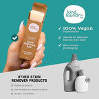 Kind Laundry - Vegan Stain Remover Bar, Travel Natural Stain Remover for Clothes, Gluten-and-Cruelty-Free Laundry Stain Remover, Unscented Baby Stain Remover for Laundry, 90 grams