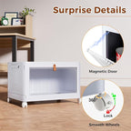 4 Tier Stackable Plastic Storage Bins with Lid and Wheels - 23 QT Closet Organizers and Storage, Foldable Storage Containers, Organization and Storage Boxes for Craft, Home, Pantry, Dorm,Grey