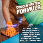 Professional Wood Cleaner and Restorer | Clean, Polish, & Restore Wooden Furniture & Hardwood Floors | Kitchen Cabinet & Table | Deep Wood Cleaner for Heavy Duty Cleaning | 32 oz
