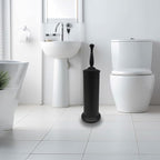 Matte BlackToilet Bowl Brush with Holder, Durable Bathroom Cleaning Tool, Modern Design for Easy Toilet Maintenance, Bathroom Cleaner Brush for Efficient Cleaning and Hygiene