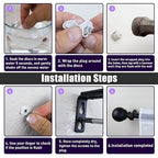 30 Pcs Drywall Anchor Repair Kit Solve Loose Wall Plugs Fast - Ideal for Curtain Rails, Towel Racks, Toilet Paper Holders and More Anchor Hole Patch (2.36 in)