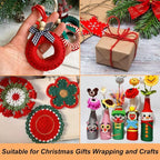 Vivifying Red Twine, 328 Feet 3mm Christmas Twine String for Gift Wrapping, Crafts, Packing and Hanging