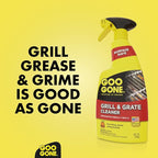 Goo Gone Grill and Grate Cleaner Spray (2 Pack) Cleans and Degreases BBQ Cooking Grates and Racks, Pellet and Electric Smokers- 24 Ounce