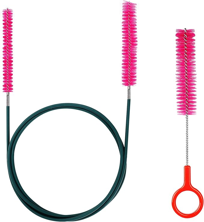 Cpap Mask Brush, Flexible Long Brushes for Cleaning Tubes,Dual Flex End CPAP Cleaner Brush -Stronger Stainless Tube Brush,Cpap Cleaning Supplies Cleaner Brush Kit