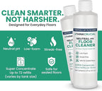 Think Crucial 72x Uses SUPER Concentrate Compatible with Tineco® iFloor & FLOOR ONE (S3/S5/S6) – 6 oz Neutral pH Multi-Surface Floor Cleaning Solution