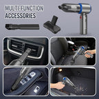 Compressed air Duster, Yomile 2 in 1 180000RPM Cordless Air Duster with Mini Car Vacuum, 9000mAh Battery Dust Blower for Keyboard Cleaner,Rechargeable Air Blower AIC Can for Office Computers