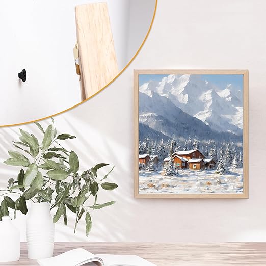 KURUI Drywall Screws Assortment Kit, #6 Black Wood Screws for Sheetrock,165pcs Picture Hanging Kit for Frame Painting Art Photo, Phillips Coarse Dry Wall Screw 4 Sizes 1",1-1/4",1-5/8",2"