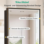 TokeShimi 20 x 26 Bathroom Medicine Cabinet with Mirror Beveled, Aluminum Framed Recessed Medicine Cabinet with Mirror Oil Rubbed Bronze Mirrored with Storage Adjustable
