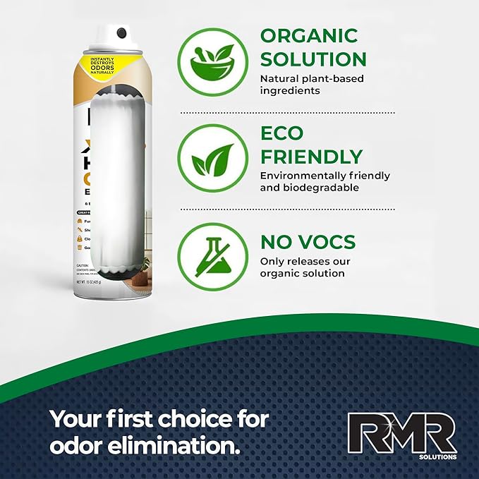 RMR Xtreme Home Odor Eliminator Spray - Neutralize Furniture, Clothing, Shoes, Garbage Cans, and More, 15 Ounces, 2-Pack, Unscented