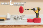 Drill Scrubber - Drill Brush Power Scrubber Pads - Bathroom - Drill Pad Attachments - Cleaning Pads - Shower Door - Baseboard - Bathroom Sink - Shower Cleaner - Flooring - Hard Water Stain Remover