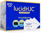 Lens Wipes for Eyeglasses/Camera Lenses,and Screens of cellphones/laptops/Computers .Cleaning Spots or dirts. Wrapped Individually Paper Wipes, Count 400