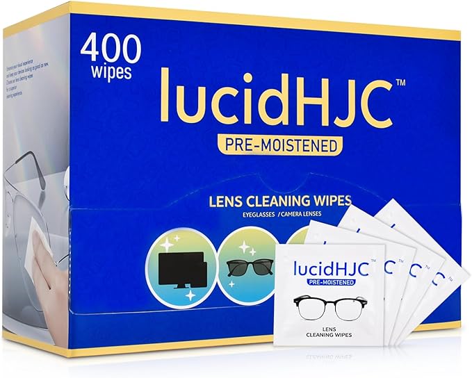 Lens Wipes for Eyeglasses/Camera Lenses,and Screens of cellphones/laptops/Computers .Cleaning Spots or dirts. Wrapped Individually Paper Wipes, Count 400