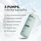 FREY Natural Liquid Fabric Softener & Conditioner | Laundry Softener for Clothing | Works In All Machines + HE | Powered by Natural Ingredients (2-pack, Cedar Grove)