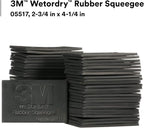 3M Wetordry Rubber Squeegee 05517, 2-3/4 in x 4-1/4 in, Comfort Fit, Flexible, For Wet Sanding