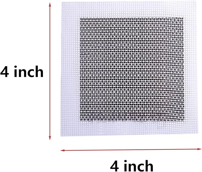 3 Pcs 4 Inch Wall Patch Repair, Drywall Repair Patch Self Adhesive Drywall Patch and Fiberglass Repair Kit, Heavy Duty Dry Wall Hole Repair Patch for Drywall Plasterboard (4 x 4 Inch)