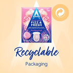 Astonish Foaming Pink Peony Toilet Bowl Cleaner - Deep Cleaning Limescale, Calcium & Rust - No Bottle, Removes Hard Stains - Box of 8 Tablets (3 Pack)