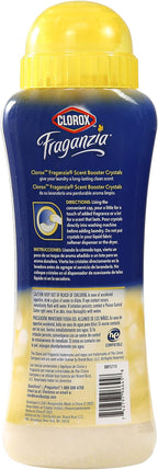 Clorox Fraganzia Laundry Scent Booster Crystals,In-Wash Fragrance Beads for Fresh-Smelling Clothes & Linens,Safe for All Fabrics & Colors,Easy-Pour Bottle,Vanilla Scent,18 Oz,(Pack of 4)