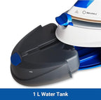 1500W Ironing Station with Ceramic Soleplate, Iron Lock for Easy Carry, 1 Ltr Removable Water Tank and Auto Shut-Off, Digital Display, Continuous Home Steam Iron